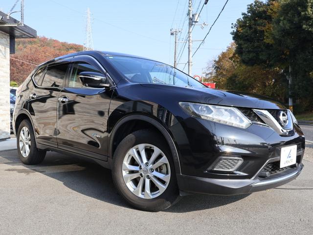 エクストレイル 20X ハイブリッド エマージェンシーブレーキP ・4WD・ワンオーナー車・エマージェンシーブレーキ・純正メーカーナビ・フルセグ・アラウンドビュー・バックカメラ・LEDライト・純正17AW・ETC・シートヒーター・クルコン・BSW・コーナーセンサー(4枚目)