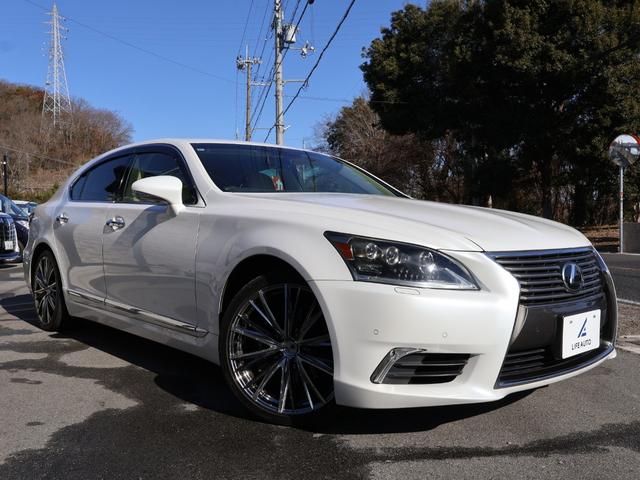 ＬＳ ＬＳ４６０　・レクサスプレミアムサウンドシステム・純正ナビ・フルセグＴＶ・バックカメラ・三眼ＬＥＤライト・フォグ・社外２０ＡＷ・ＥＴＣ・ステアリングヒーター・クリアランスソナー・エンジンスターター・クルコン（4枚目）