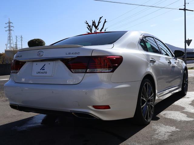 ＬＳ ＬＳ４６０　・レクサスプレミアムサウンドシステム・純正ナビ・フルセグＴＶ・バックカメラ・三眼ＬＥＤライト・フォグ・社外２０ＡＷ・ＥＴＣ・ステアリングヒーター・クリアランスソナー・エンジンスターター・クルコン（6枚目）