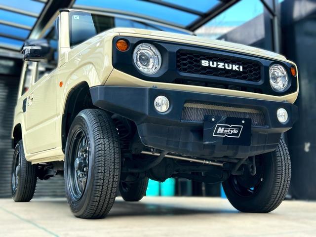 ジムニー XC リフトアップ 社外前後バンパー LEDヘッド 衝突軽減 ディスプレイオーディオ 禁煙 シ-トヒ-タ- フルフラット 衝突安全ボディ フルタイム4WD 横滑防止 パワーウィンド オートマチックハイビーム(14枚目)