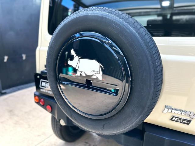 ジムニー XC リフトアップ 社外前後バンパー LEDヘッド 衝突軽減 ディスプレイオーディオ 禁煙 シ-トヒ-タ- フルフラット 衝突安全ボディ フルタイム4WD 横滑防止 パワーウィンド オートマチックハイビーム(25枚目)