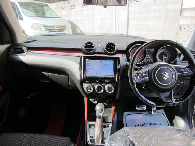 スイフトスポーツ ベースグレード　ドライブレコーダー　ＥＴＣ　ナビ　クリアランスソナー　オートクルーズコントロール　レーンアシスト　衝突被害軽減システム　アルミホイール　ＬＥＤヘッドランプ　スマートキー　シートヒーター　ＡＴ（2枚目）
