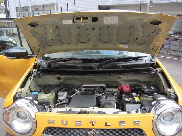 ハスラー Ｘターボ　ドライブレコーダー　ＥＴＣ　ナビ　ＴＶ　レーンアシスト　衝突被害軽減システム　ＨＩＤ　スマートキー　アイドリングストップ　電動格納ミラー　シートヒーター　ベンチシート　ＣＶＴ　盗難防止システム　ＡＢＳ（19枚目）