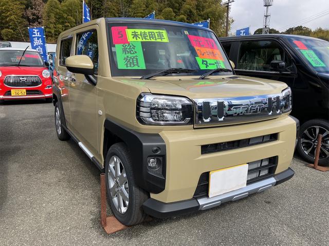 タフト Ｇターボ　ダーククロムベンチャー　届け出済み未使用車　バックカメラ　クリアランスソナー　オートクルーズコントロール　レーンアシスト　衝突被害軽減システム　オートライト　ＬＥＤヘッドランプ　スマートキー　アイドリングストップ（13枚目）