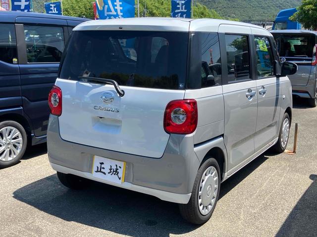 ムーヴキャンバス ストライプスＸ　バックカメラ　両側電動スライドドア　ナビ　ＴＶ　クリアランスソナー　衝突被害軽減システム　オートライト　スマートキー　アイドリングストップ　電動格納ミラー　ベンチシート　ＣＶＴ　盗難防止システム（14枚目）