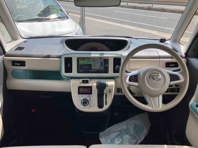 ムーヴキャンバス Ｘメイクアップリミテッド　ＳＡＩＩＩ　全周囲カメラ　両側電動スライドドア　ナビ　ＴＶ　衝突被害軽減システム　オートマチックハイビーム　オートライト　スマートキー　アイドリングストップ　電動格納ミラー　ベンチシート　ＣＶＴ　盗難防止システム（2枚目）
