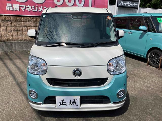 ムーヴキャンバス Ｘメイクアップリミテッド　ＳＡＩＩＩ　全周囲カメラ　両側電動スライドドア　ナビ　ＴＶ　衝突被害軽減システム　オートマチックハイビーム　オートライト　スマートキー　アイドリングストップ　電動格納ミラー　ベンチシート　ＣＶＴ　盗難防止システム（13枚目）