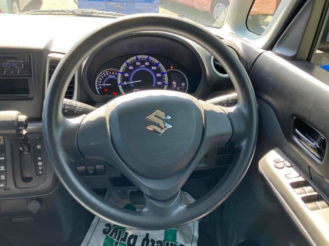 スペーシア G ワンオーナー 両側スライドドア スマートキー アイドリングストップ 電動格納ミラー シートヒーター ベンチシート CVT 盗難防止システム ABS CD 衝突安全ボディ エアコン パワーステアリング(3枚目)