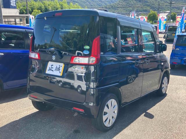 スペーシア G ワンオーナー 両側スライドドア スマートキー アイドリングストップ 電動格納ミラー シートヒーター ベンチシート CVT 盗難防止システム ABS CD 衝突安全ボディ エアコン パワーステアリング(14枚目)