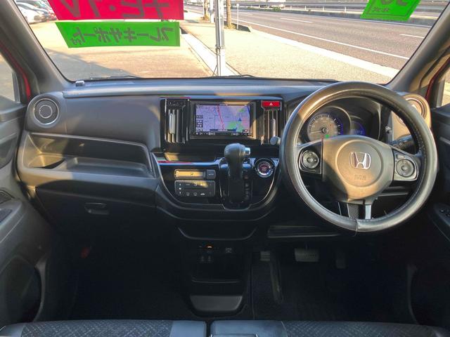 Ｎ－ＷＧＮカスタム Ｇ・ターボパッケージ　ワンオーナー　ＥＴＣ　バックカメラ　ナビ　ＴＶ　オートクルーズコントロール　オートライト　ＨＩＤ　スマートキー　アイドリングストップ　電動格納ミラー　ベンチシート　ＣＶＴ　盗難防止システム　ＡＢＳ（2枚目）