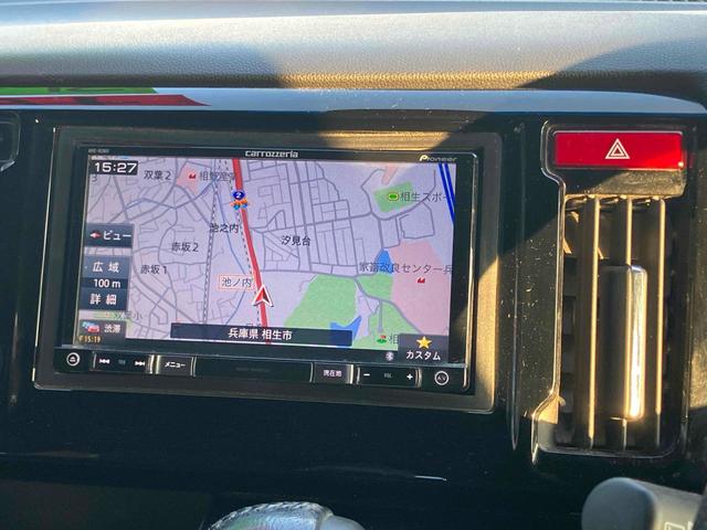 Ｎ－ＷＧＮカスタム Ｇ・ターボパッケージ　ワンオーナー　ＥＴＣ　バックカメラ　ナビ　ＴＶ　オートクルーズコントロール　オートライト　ＨＩＤ　スマートキー　アイドリングストップ　電動格納ミラー　ベンチシート　ＣＶＴ　盗難防止システム　ＡＢＳ（4枚目）