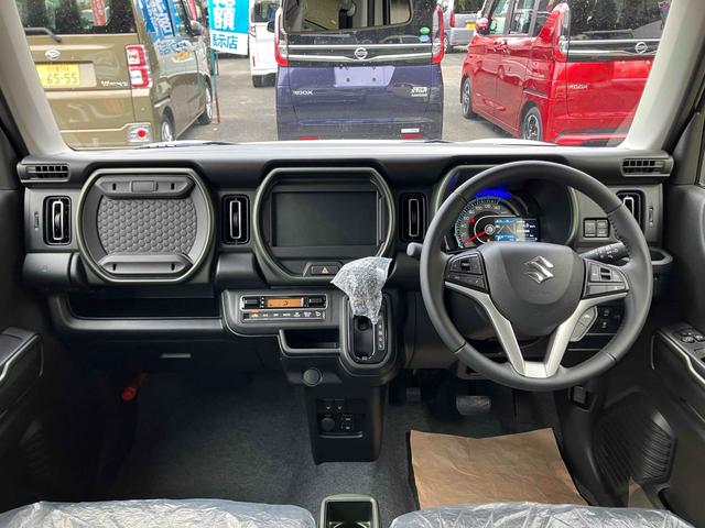 ハスラー タフワイルド　クリアランスソナー　オートクルーズコントロール　レーンアシスト　衝突被害軽減システム　オートライト　スマートキー　アイドリングストップ　電動格納ミラー　シートヒーター　ＣＶＴ　ＥＳＣ　ルーフレール（26枚目）