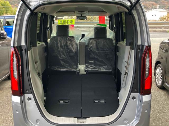 Ｎ－ＢＯＸ ベースグレード　届け出済み未使用車　バックカメラ　両側電動スライドドア　ナビ　ＴＶ　クリアランスソナー　オートクルーズコントロール　レーンアシスト　衝突被害軽減システム　オートライト　ＬＥＤヘッドランプ　スマートキー（18枚目）