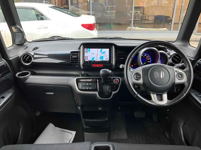 N-BOXカスタム ETC バックカメラ 両側電動スライドドア ナビ TV オートクルーズコントロール オートライト スマートキー アイドリングストップ 電動格納ミラー CVT ESC CD DVD再生 USB(2枚目)