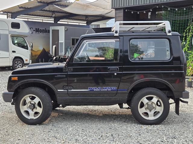 ジムニー ワイルドウインドリミテッド　オートマ　４ＷＤ　ルーフキャリア　走行距離９９９００ｋｍ　エアコン　パワステ（7枚目）
