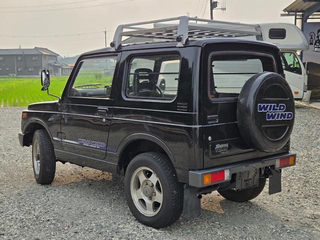 ジムニー ワイルドウインドリミテッド　オートマ　４ＷＤ　ルーフキャリア　走行距離９９９００ｋｍ　エアコン　パワステ（8枚目）