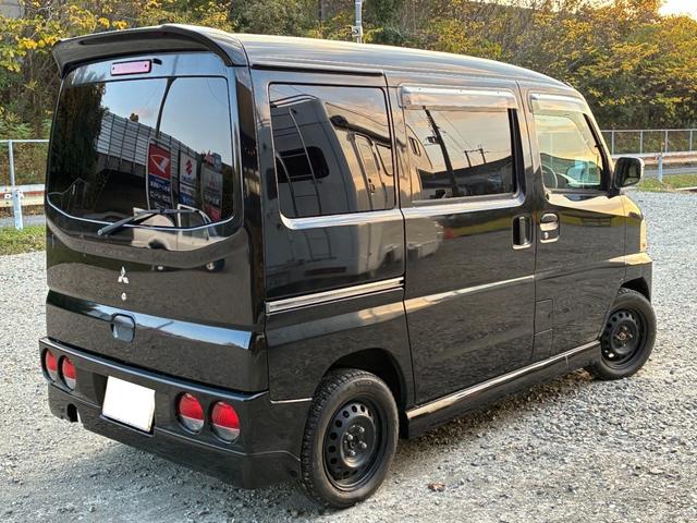 タウンボックス Ｍ２　三菱純正エアロ　ターボ　オートマ　エアコン　パワステ　パワーウィンド（4枚目）