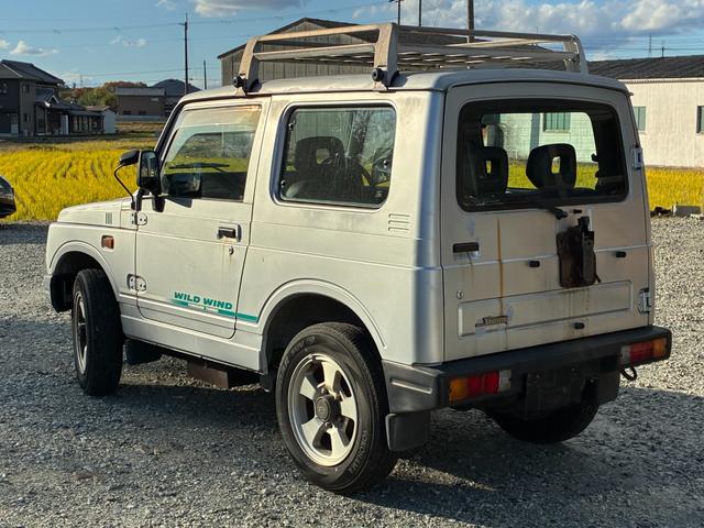 ジムニー ワイルドウインド　４ＷＤ　オートマ　エアコン　パワステ　ルーフキャリア　フォグランプ（10枚目）