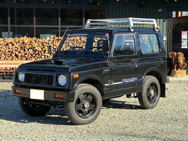 ジムニー ワイルドウインドリミテッド 4WD オートマ ETC ルーフキャリア エアコン パワステ(2枚目)