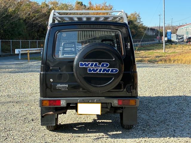 ジムニー ワイルドウインドリミテッド 4WD オートマ ETC ルーフキャリア エアコン パワステ(8枚目)