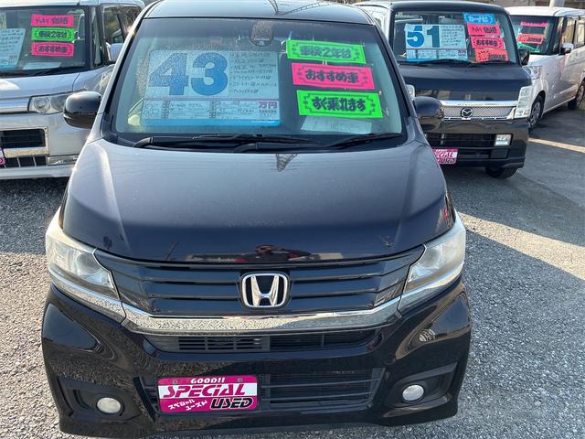 Ｎ－ＷＧＮカスタム Ｇ・Ａパッケージ　スマートキー　純正ナビ　オートエアコン　純正アルミホイール　ドライブレコーダー　バックカメラ　プッシュスタート　ハーフレザーシート　ＥＴＣ付（5枚目）