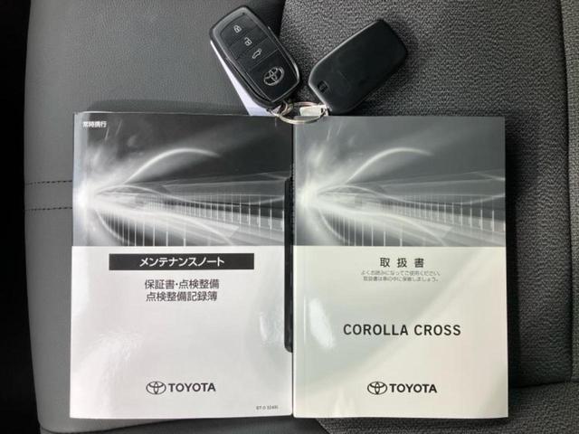 カローラクロス ハイブリッドＺ　サンルーフ／保証書／純正　９インチ　ＳＤナビ／トヨタセーフティセンス／シートヒーター／全方位モニター／車線逸脱防止支援システム／シート　ハーフレザー／パーキングアシスト　バックガイド　全周囲カメラ（35枚目）