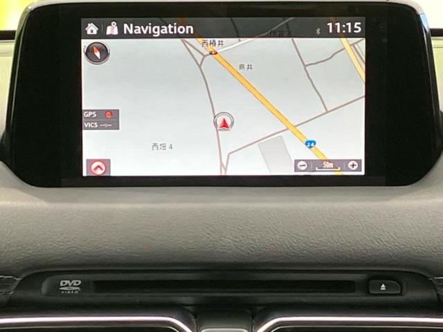 ＣＸ－８ ４ＷＤ　ＸＤプロアクティブ　新品タイヤ／保証書／純正　ＳＤナビ／フリップダウンモニター　社外　９インチ／衝突安全装置／シートヒーター／車線逸脱防止支援システム／ヘッドランプ　ＬＥＤ／ＥＴＣ／ＥＢＤ付ＡＢＳ／横滑り防止装置　４ＷＤ（10枚目）