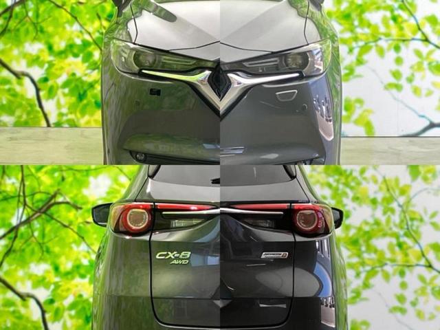 ＣＸ－８ ４ＷＤ　ＸＤプロアクティブ　新品タイヤ／保証書／純正　ＳＤナビ／フリップダウンモニター　社外　９インチ／衝突安全装置／シートヒーター／車線逸脱防止支援システム／ヘッドランプ　ＬＥＤ／ＥＴＣ／ＥＢＤ付ＡＢＳ／横滑り防止装置　４ＷＤ（52枚目）