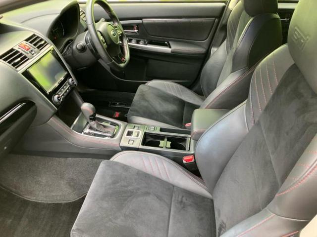 レヴォーグ 4WD2.0STIスポーツアイサイトブラックセレクション 新品タイヤ/保証書/純正 8インチ SDナビ/デジタルインナーミラー/アイサイト/シートヒーター 前席/車線逸脱防止支援システム/シート ハーフレザー/ドライブレコーダー 社外 衝突被害軽減システム(7枚目)