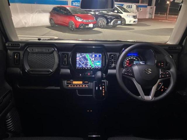 ハスラー ハイブリッドＸターボ　保証書／純正　８インチ　ＳＤナビ／衝突安全装置／シートヒーター／車線逸脱防止支援システム／ヘッドランプ　ＬＥＤ／ＥＴＣ／ＥＢＤ付ＡＢＳ／横滑り防止装置／アイドリングストップ／クルーズコントロール（4枚目）