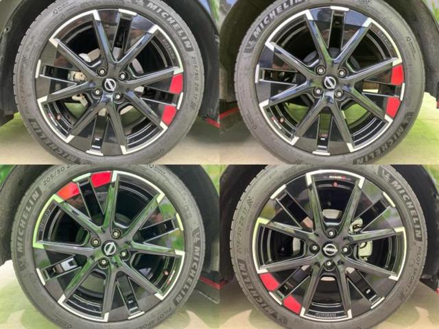 オーラ ニスモ　新品タイヤ／保証書／純正　９インチ　ＳＤナビ／インテリジェントルームミラー／エマージェンシーブレーキ／全方位モニター／車線逸脱防止支援システム／シート　ハーフレザー／ヘッドランプ　ＬＥＤ　全周囲カメラ（51枚目）