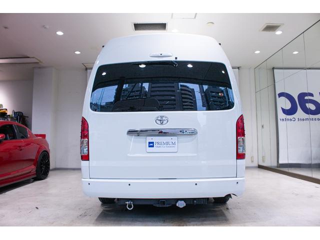 ハイエースコミューター スーパーロングＧＬ　１０人乗り・３ナンバー登録・ディーゼル・ベッドキット・フローリング調・ヒッチメンバー・全方位カメラ・デジタルインナーミラー・アルパインナビ・フルセグＴＶ・ＢＴオーディオ（9枚目）