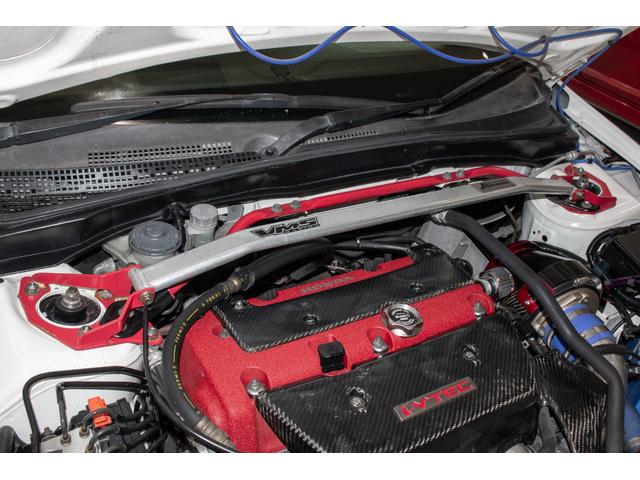 インテグラ タイプＲ　イングスフルエアロ・Ｊ’ｓワイドフェンダー・高瀬スタウトボンネット・ＢＬＩＴＺエアクリーナー・無限サスペンション・ＳＡＲＤキャタライザー・柿本改マフラー・レカロフルバケ・Ｄｅｆｉ追加メーター（12枚目）