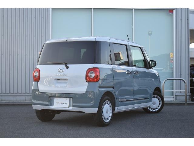 ムーヴキャンバス ストライプスG メモリーナビ フルセグTV バックカメラ 両側オートスライド シートヒーター エマブレ 踏み間違い防止 スマートキー(5枚目)