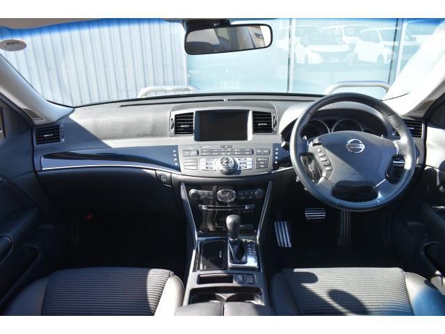 フーガ 350GT タイプS Y50後期 純HDDナビ バック&サイドカメラ ETC パワーシート プライバシーガラス ピアノ調フィニッシャー パドルシフト インテリキー(6枚目)