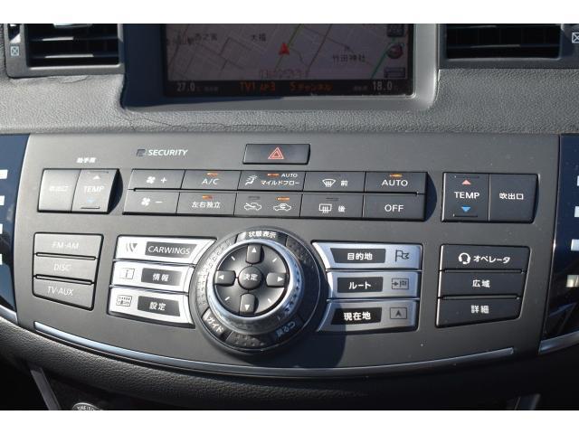 フーガ 350GT タイプS Y50後期 純HDDナビ バック&サイドカメラ ETC パワーシート プライバシーガラス ピアノ調フィニッシャー パドルシフト インテリキー(11枚目)