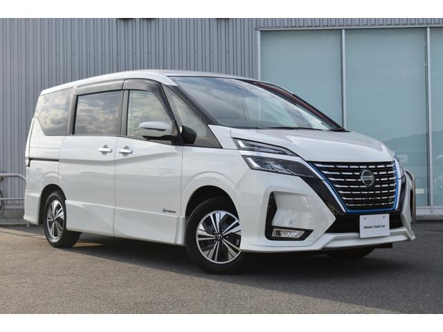 セレナ ｅ－パワー　ハイウェイスターＶ　１オナ　純１０ナビ　ＥＴＣ２．０　前後ドラレコ　プロパイ　アラモニ　インテリミラー　両オートＳ　ＬＥＤヘッド　寒冷地　シート／ハンドルヒーター　デュアルＡＣ　パックＡ　　コーナーセンサー　踏み間違い（34枚目）