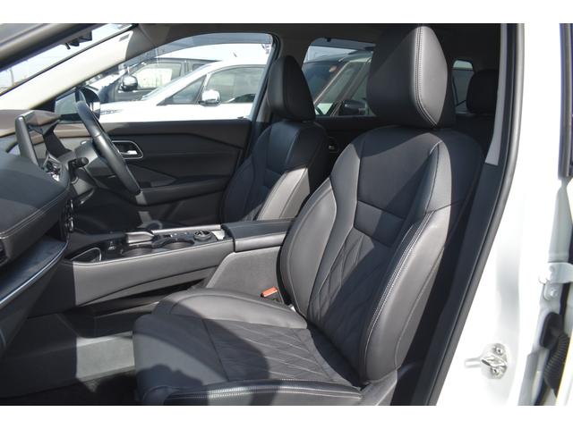 エクストレイル G e-4ORCE 純12.3ナビ ナッパレザー アダクティブLEDヘッド ルーフレール 前・内ドラレコ プロパイ ETC2.0 アラモニ インテリミラー シート/ハンドルヒーター パワーシート オートバックドア SOS(30枚目)