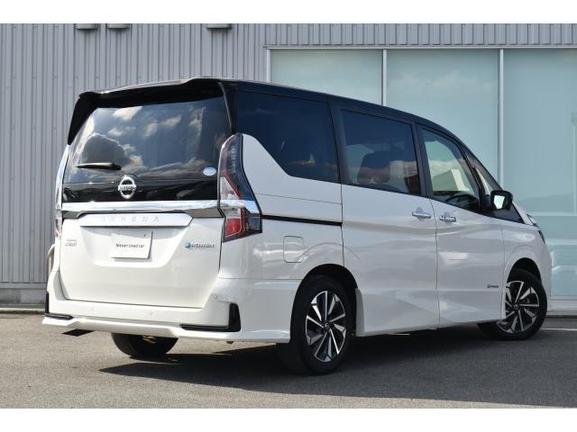 セレナ e-パワー ハイウェイスターV 防水シート 1オナ 純10ナビ TV ETC ドラレコ プロパイ アラモニ インテリミラー 両オートS LEDヘッド パックA 寒冷地 シート/ハンドルヒーター 純16AW エマブレ 踏み間違い防止(5枚目)