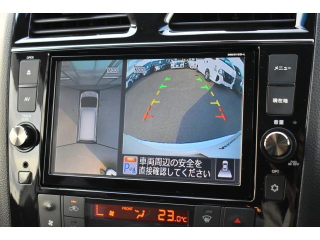 セレナ ライダパフォマンススペックブラックラインZZ SHV 純8インチナビ フルセグTV 後席フリップダウンモニター アラウンドビューモニター ETC ドラレコ 両側オートスライド クルコン エマブレ コーナーセンサー 踏み間違い インテリキー(8枚目)