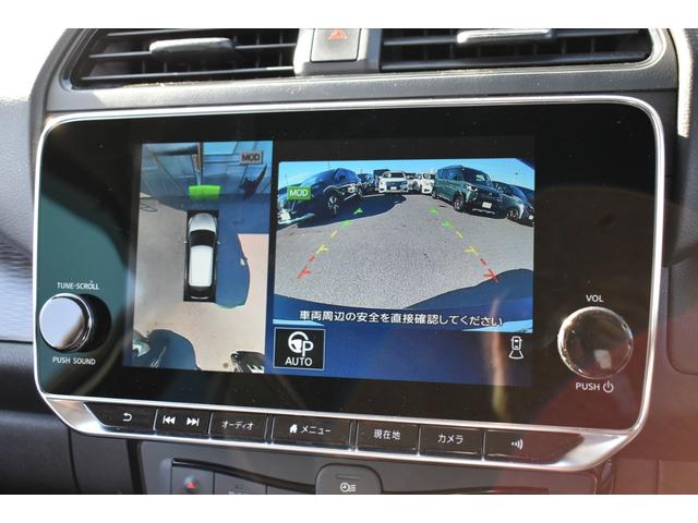 リーフ Ｇ　純９ナビ　フルセグＴＶ　プロパイ　プロパイパーキング　ドラレコ　ＥＴＣ２．０　ＡＶＭ　インテリミラー　ＬＥＤヘッド　寒冷地　シート／ハンドルヒーター　　コーナーセンサー　踏み間違い防止　インテリキー（8枚目）