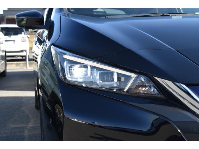 リーフ Ｇ　純９ナビ　フルセグＴＶ　プロパイ　プロパイパーキング　ドラレコ　ＥＴＣ２．０　ＡＶＭ　インテリミラー　ＬＥＤヘッド　寒冷地　シート／ハンドルヒーター　　コーナーセンサー　踏み間違い防止　インテリキー（34枚目）