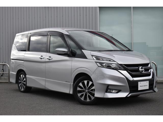 セレナ ハイウェイスター　ＶセレクションＩＩ　１オナ　純９ナビ　フルセグＴＶ　ＥＴＣ　ドラレコ　アラモニ　両オートスライド　ＬＥＤヘッド　セーフティパックＡ　寒冷地　デュアルエアコン　エマブレ　コーナーセンサー　踏み間違い　インテリキー（45枚目）