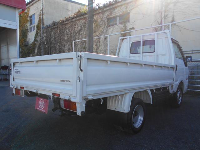 バネットトラック DX スーパーロー ロング Wタイヤ 1000kg積み 5速MT 三方開 左電動ミラー ドラレコ 集中ドアロック ヘッドライトレベライザー マット&バイザー 荷台木製(7枚目)