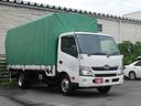 デュトロ ４１００ｋｇ積み　幌付き車　ワイド超ロング　アコーディオン開閉式幌付き　バックカメラ　ＥＴＣ　ドラレコ　左電格ミラー　電動パーキングブレーキ　横滑り防止装置　衝突被害軽減ブレーキ　車線逸脱警報装置　アイドリングストップ　ＥＣＯモードスイッチ（3枚目）