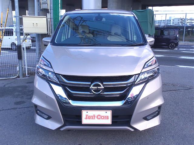 セレナ ハイウェイスター　車検整備付　純正８インチナビ　後席モニター　両側電動ドア　フルセグ　ＤＶＤ再生　Ｂｌｕｅｔｏｏｔｈ　アラウンドビューモニター　エマージェンシーブレーキ　ＥＴＣ　ハンズフリー　パーキングサポート　ＬＥＤ（6枚目）