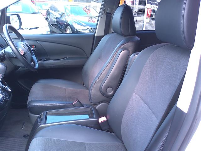 エスティマ アエラス　プレミアムエディション　オイル消費対策済エンジン　純正ＳＤナビ　後席モニター　フルセグ　ＤＶＤ再生　Ｂｌｕｅｔｏｏｔｈ　バックモニター　両側パワースライドドア　ハーフレザー　コーナーセンサー　パワーシート　車検Ｒ９年１月（8枚目）