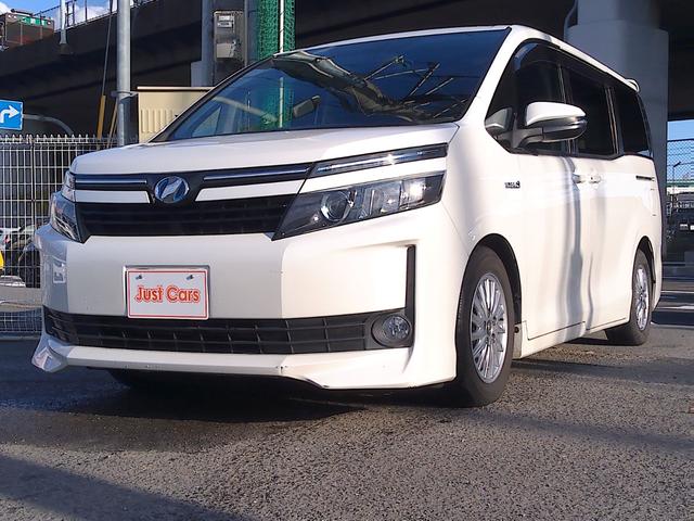 ヴォクシー ハイブリッドＶ　車検２年付　純正９インチナビ　後席モニター　フルセグ　ＤＶＤ再生　Ｂｌｕｅｔｏｏｔｈ　バックモニター　両側パワースライドドア　ローダウン　ＥＴＣ（33枚目）
