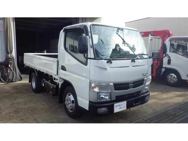 ＮＴ４５０アトラス 　高床２ｔ平ボディ／積載２０００ｋｇ／荷台木板張り／６速ＡＴ／ＭＴモード付オートマ／車線はみだし警告／レーダーブレーキ／エアコン／パワステ／パワーウインドウ／ＥＴＣ／ナビ／仕上げ済み（2枚目）