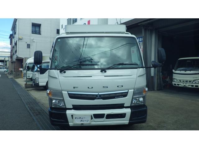 キャンター ロング　低床４．６５ｔワイドロング／積載４６５０ｋｇ／６速ＡＴ／オートマ／荷台鉄板張り／レーダーブレーキ／車線はみだし警告／ＥＴＣ／デュオニックオーバーホール（3枚目）